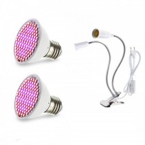 BASIC LED lampa na všetky rastliny, 12W, dvojramenná, fialová